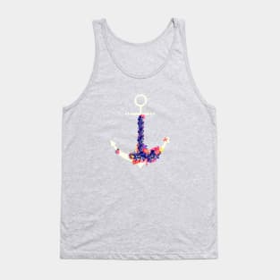 Floral Anchor Tank Top